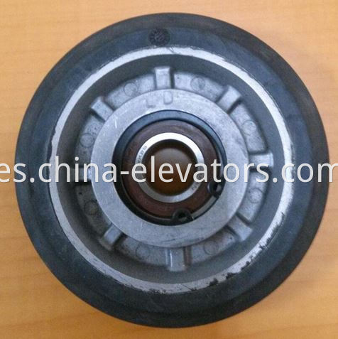 Elevadores 100*26/6003 KM604112G02 de KONE del rodillo del zapato de guía RG100 RG100 Guide Shoe Roller KONE Elevators 100*26/6003 KM604112G02